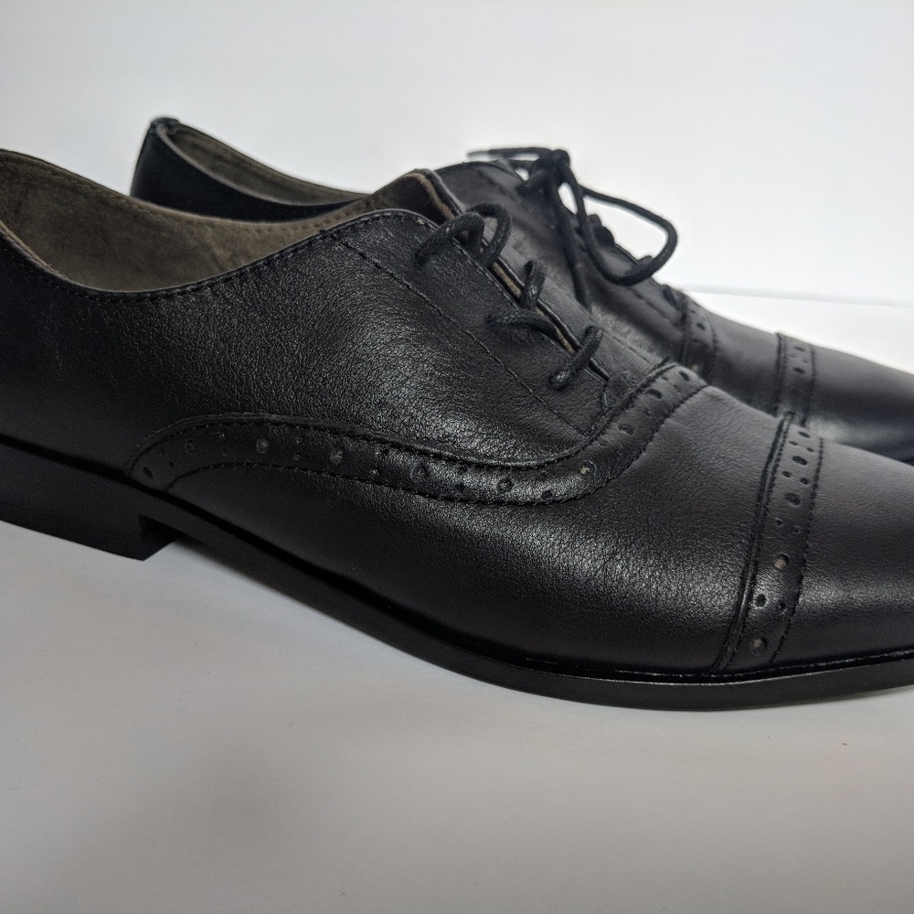 Toms black lace ups